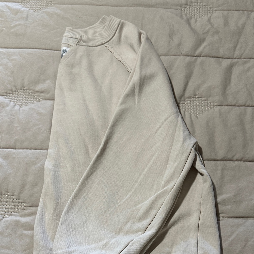 American Eagle Outfitters Cream Sweater